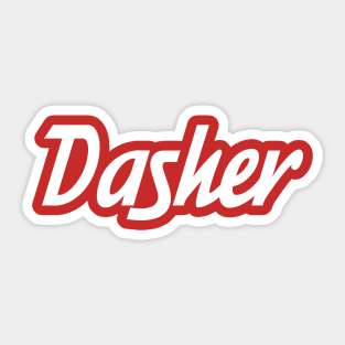 Dasher Sticker